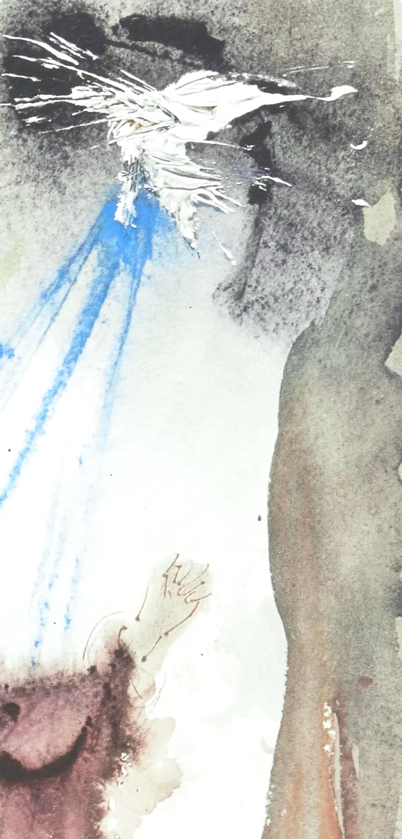 Composición (Campo 69-3; M/L. 1600), VI tavole dal ciclo della, Biblia Sacra - Figurative Print Beige de Salvador Dalí