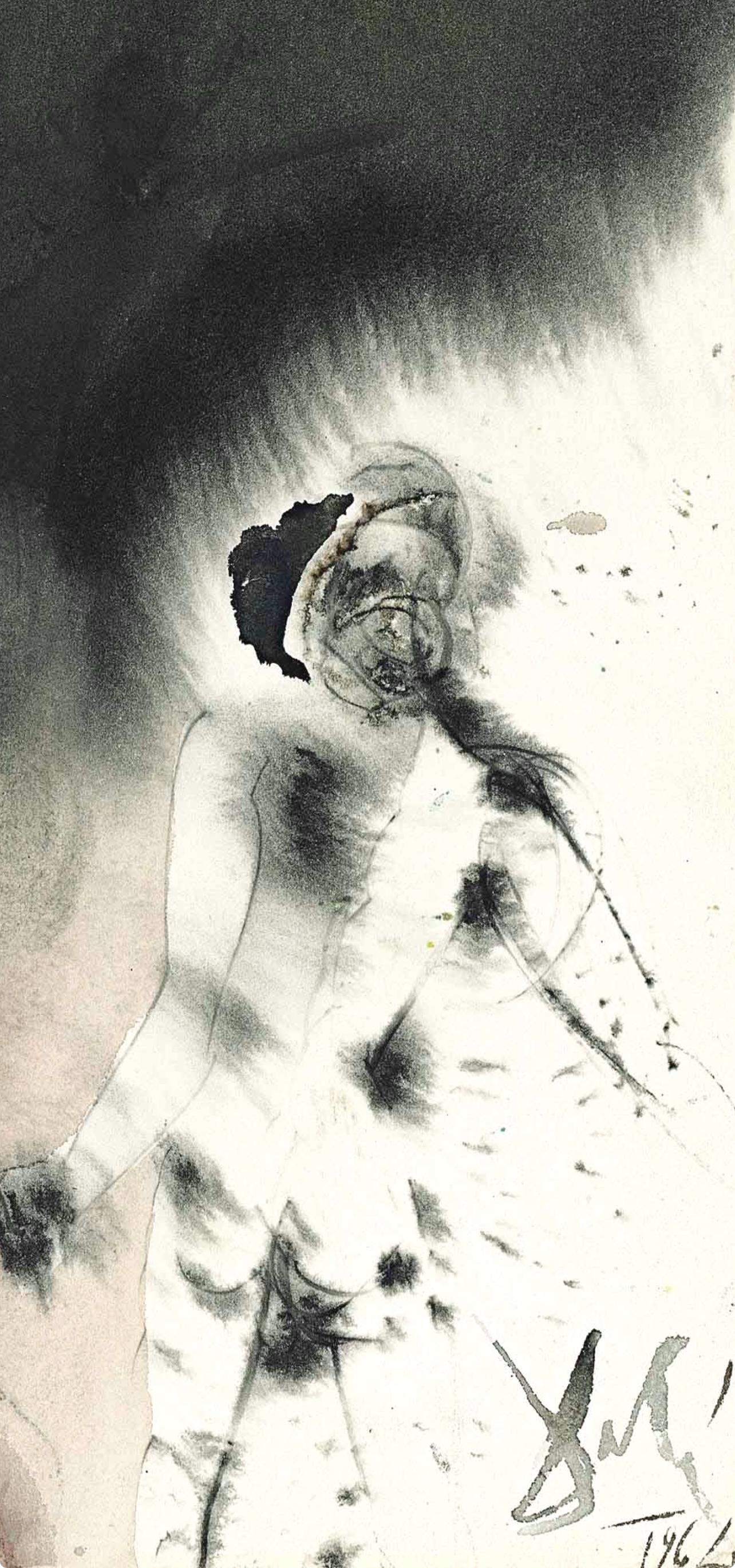Composizione (Campo 69-3; M/L. 1600), VI tavole dal ciclo della, Biblia Sacra - Figurative Print Beige di Salvador Dalí