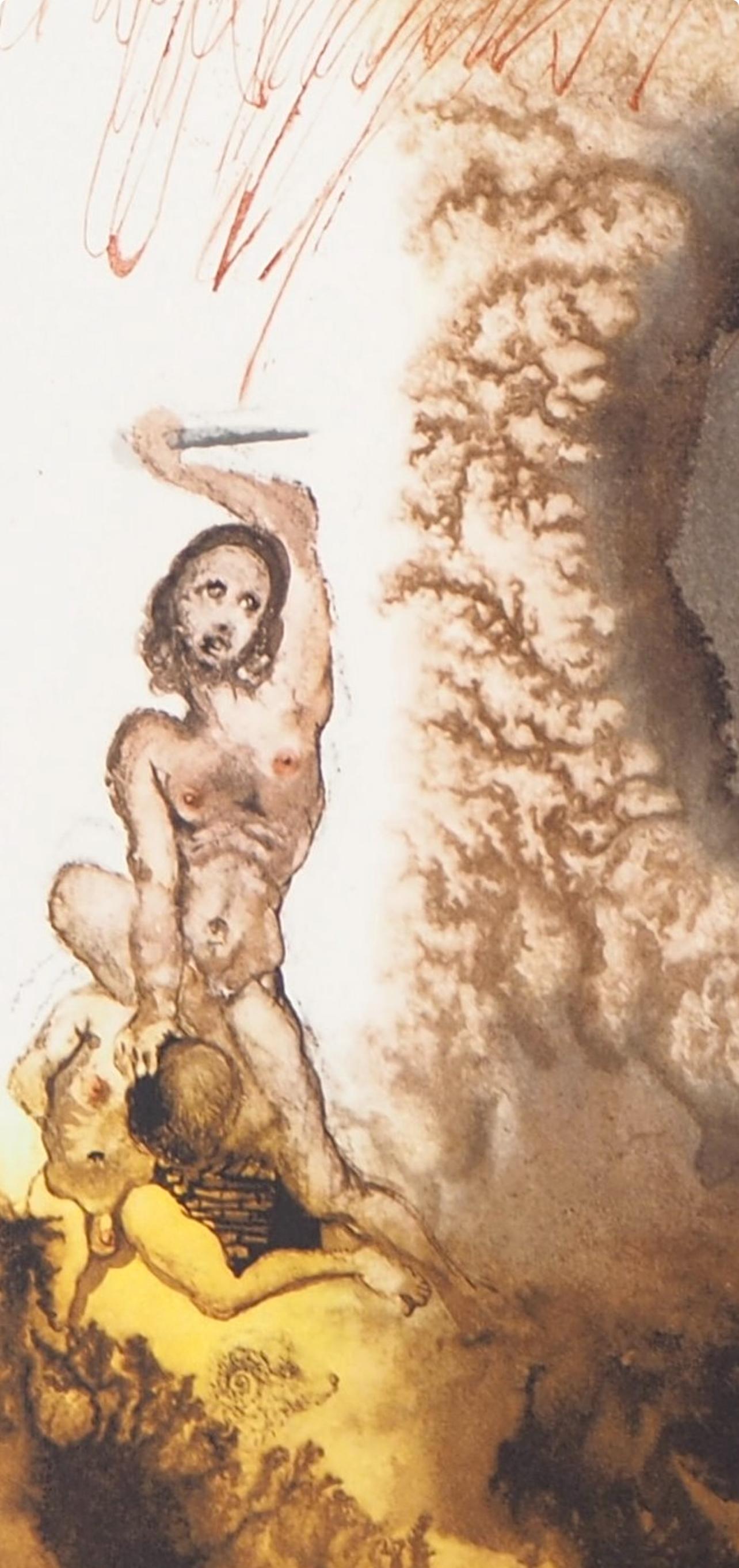 Lithograph in colors on vélin Fabriano charta ex meris pannis 