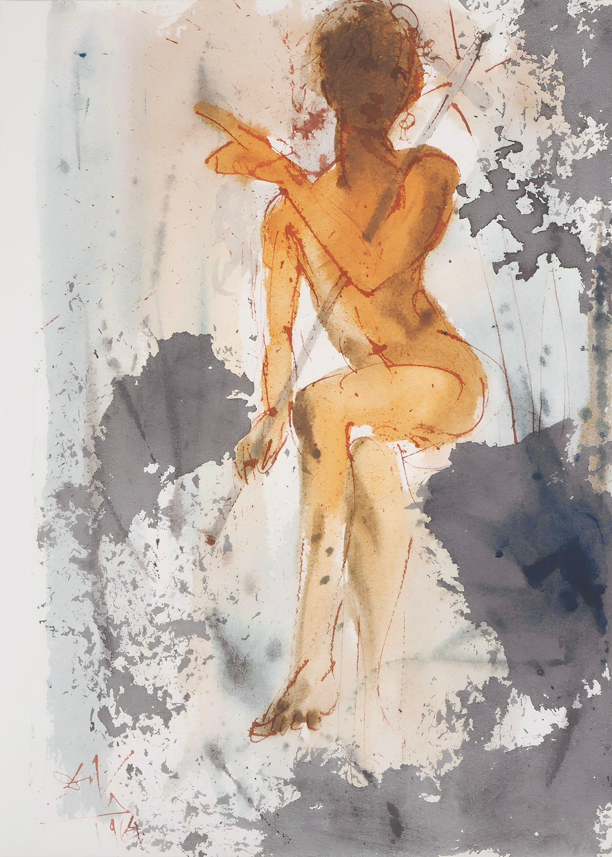 Lithograph in colors on vélin Fabriano charta ex meris pannis 