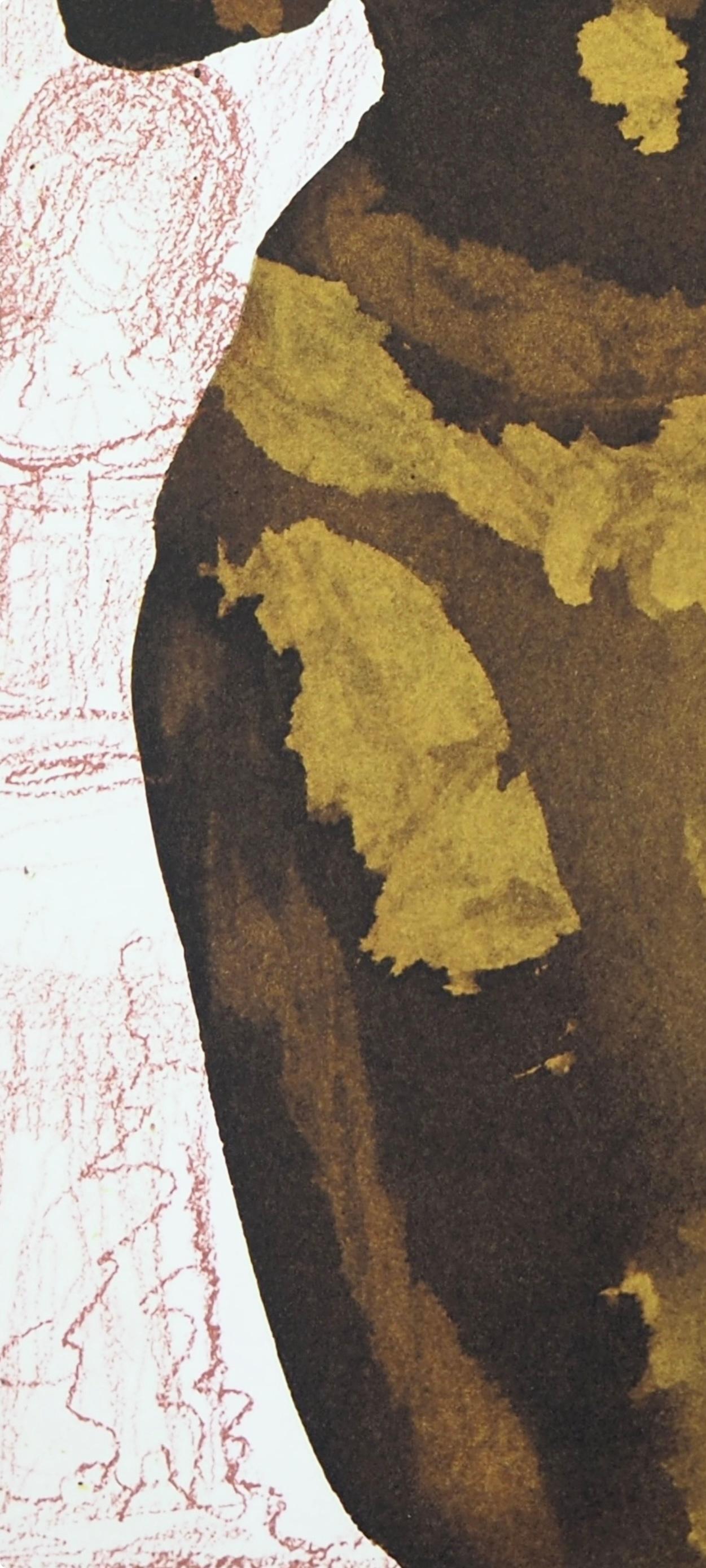Lithograph in colors on vélin Fabriano charta ex meris pannis 
