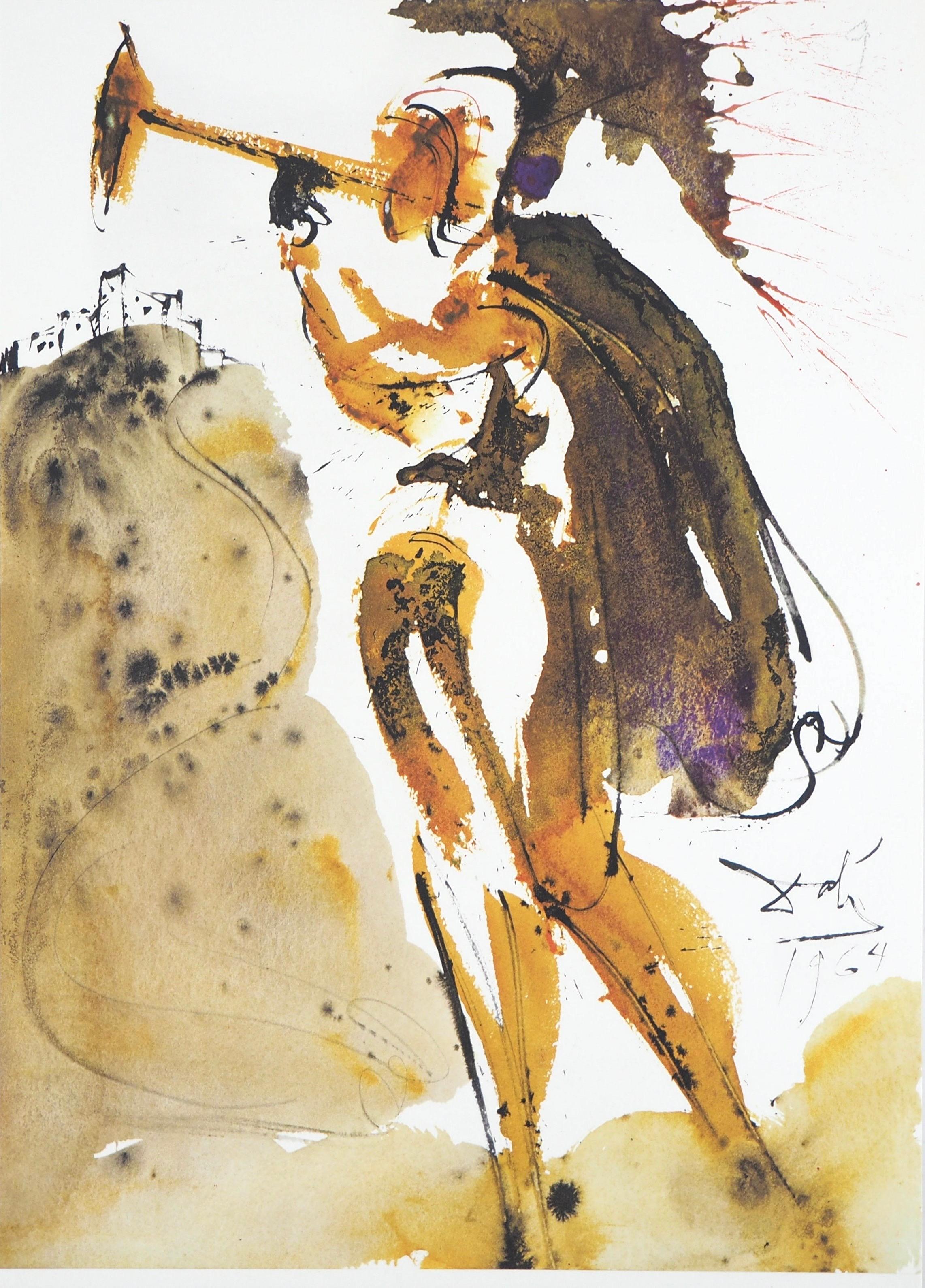 Lithograph in colors on vélin Fabriano charta ex meris pannis 
