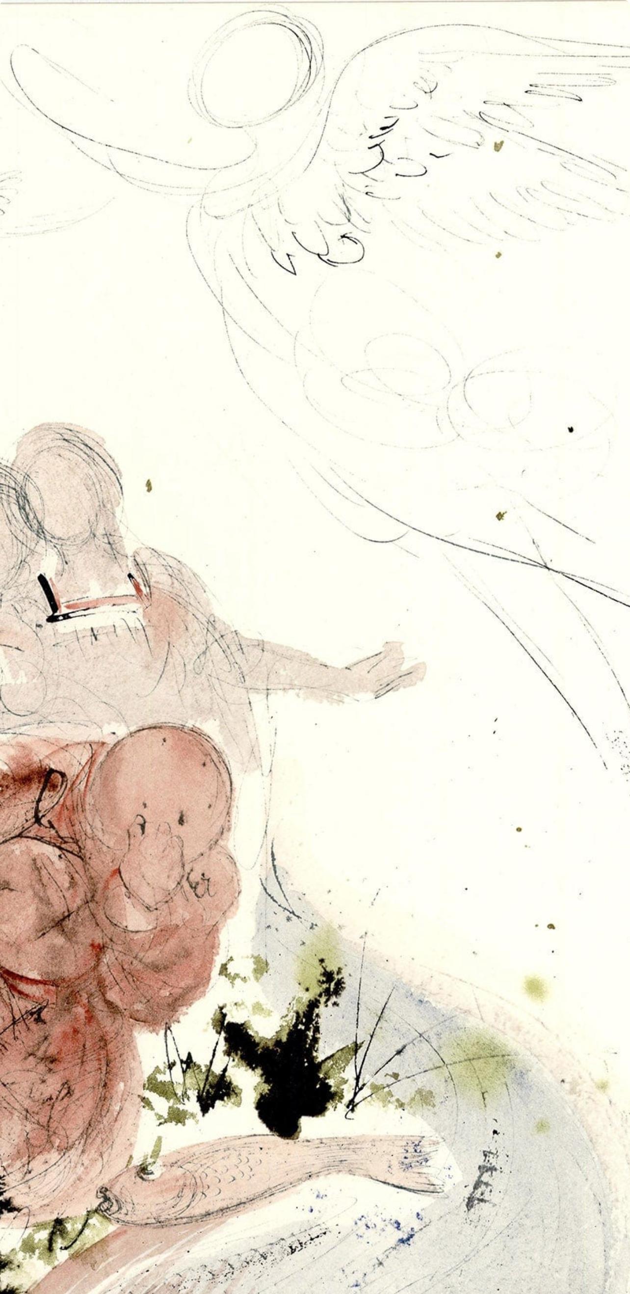 Litografia a colori su carta vélin Fabriano charta ex meris pannis 