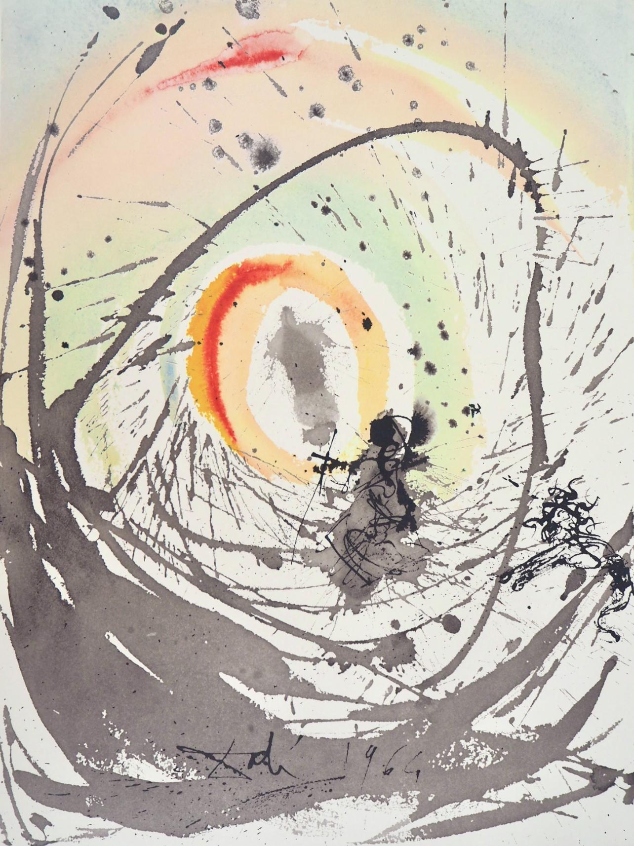 Lithograph in colors on vélin Fabriano charta ex meris pannis 