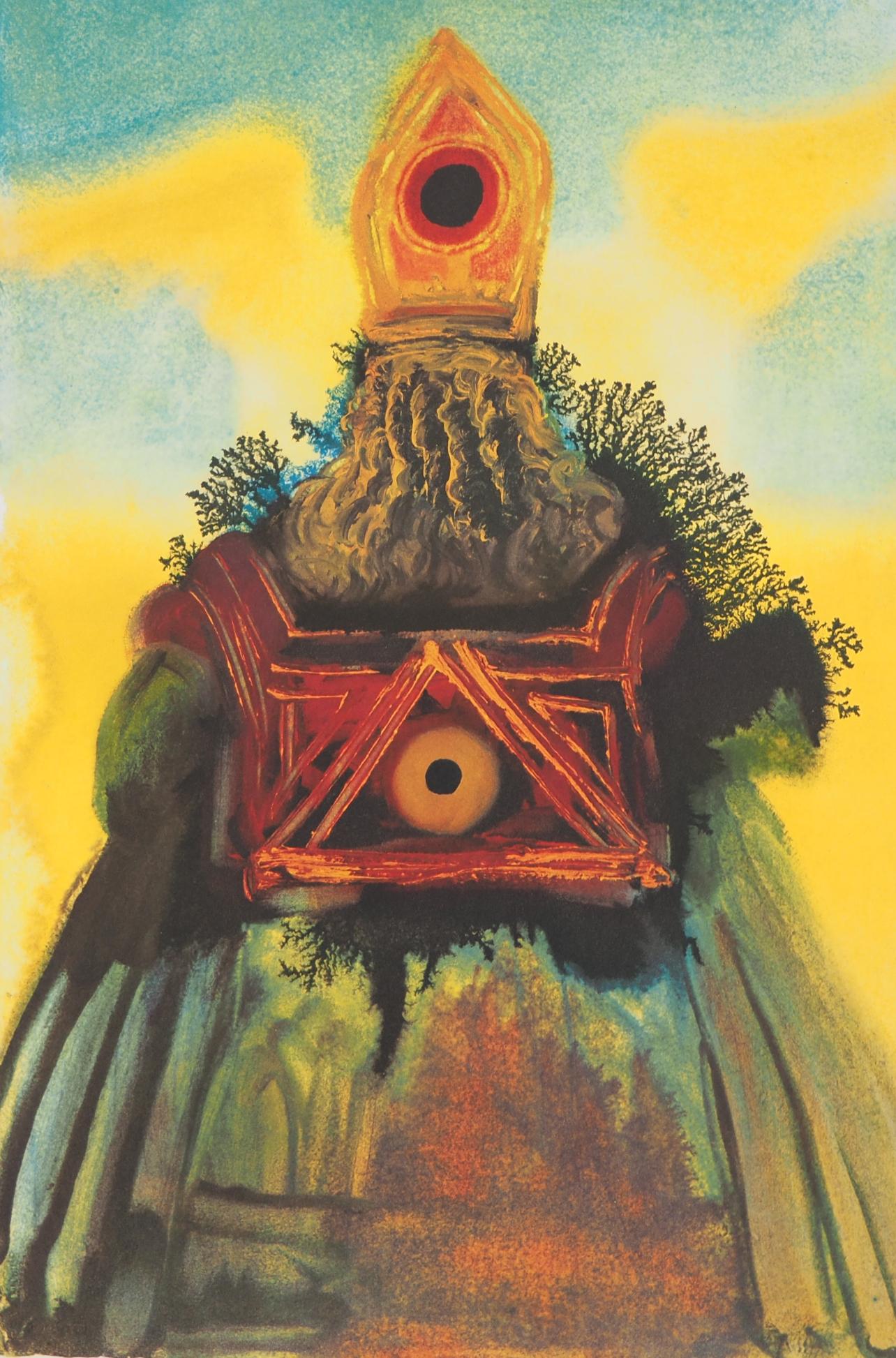 Figurative Print de Salvador Dalí - Composición (Campo 69-3; M/L. 1600), VI tavole dal ciclo della, Biblia Sacra