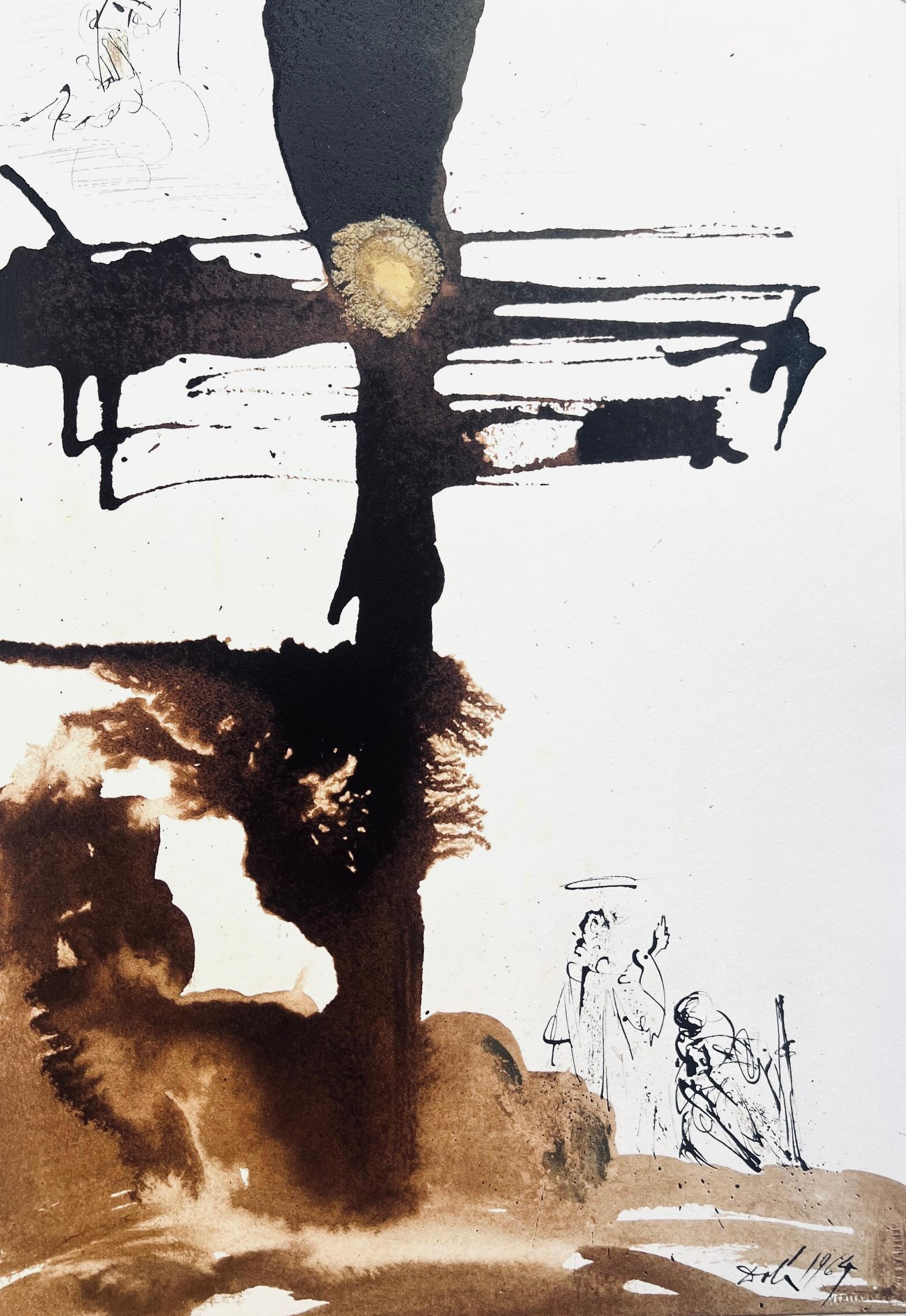 Figurative Print de Salvador Dalí - Composición (Campo 69-3; M/L. 1600), VI tavole dal ciclo della, Biblia Sacra