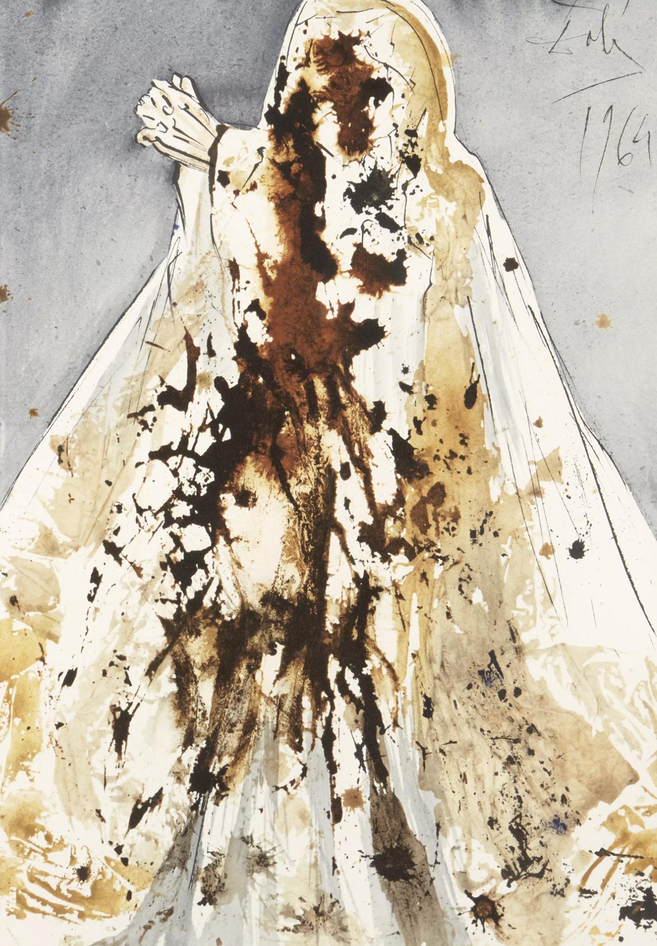 Figurative Print di Salvador Dalí - Composizione (Campo 69-3; M/L. 1600), VI tavole dal ciclo della, Biblia Sacra