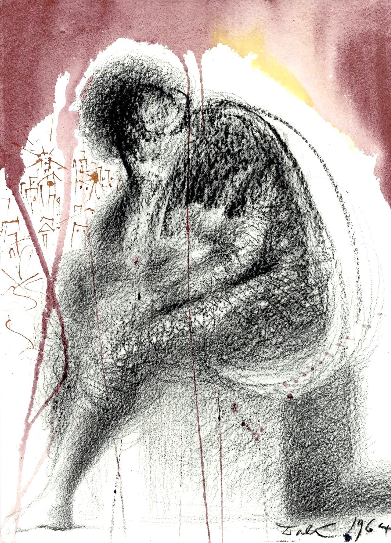 Figurative Print di Salvador Dalí - Composizione (Campo 69-3; M/L. 1600), VI tavole dal ciclo della, Biblia Sacra