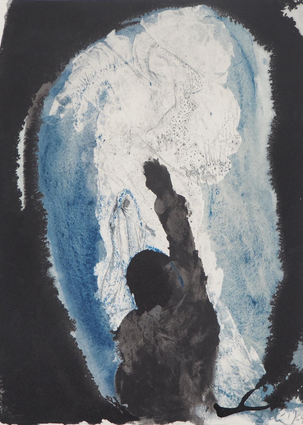 Figurative Print di Salvador Dalí - Composizione (Campo 69-3; M/L. 1600), VI tavole dal ciclo della, Biblia Sacra