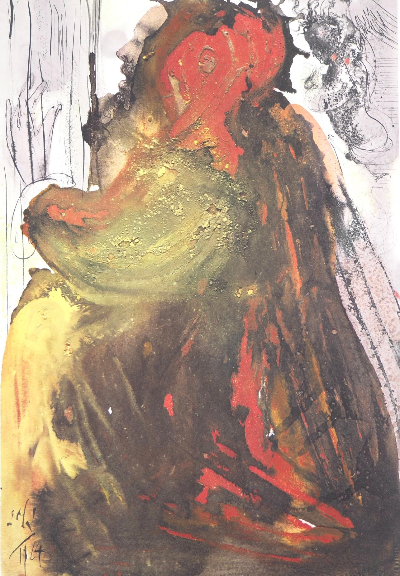 Landscape Print de Salvador Dalí - Composición (Campo 69-3; M/L. 1600), VI tavole dal ciclo della, Biblia Sacra