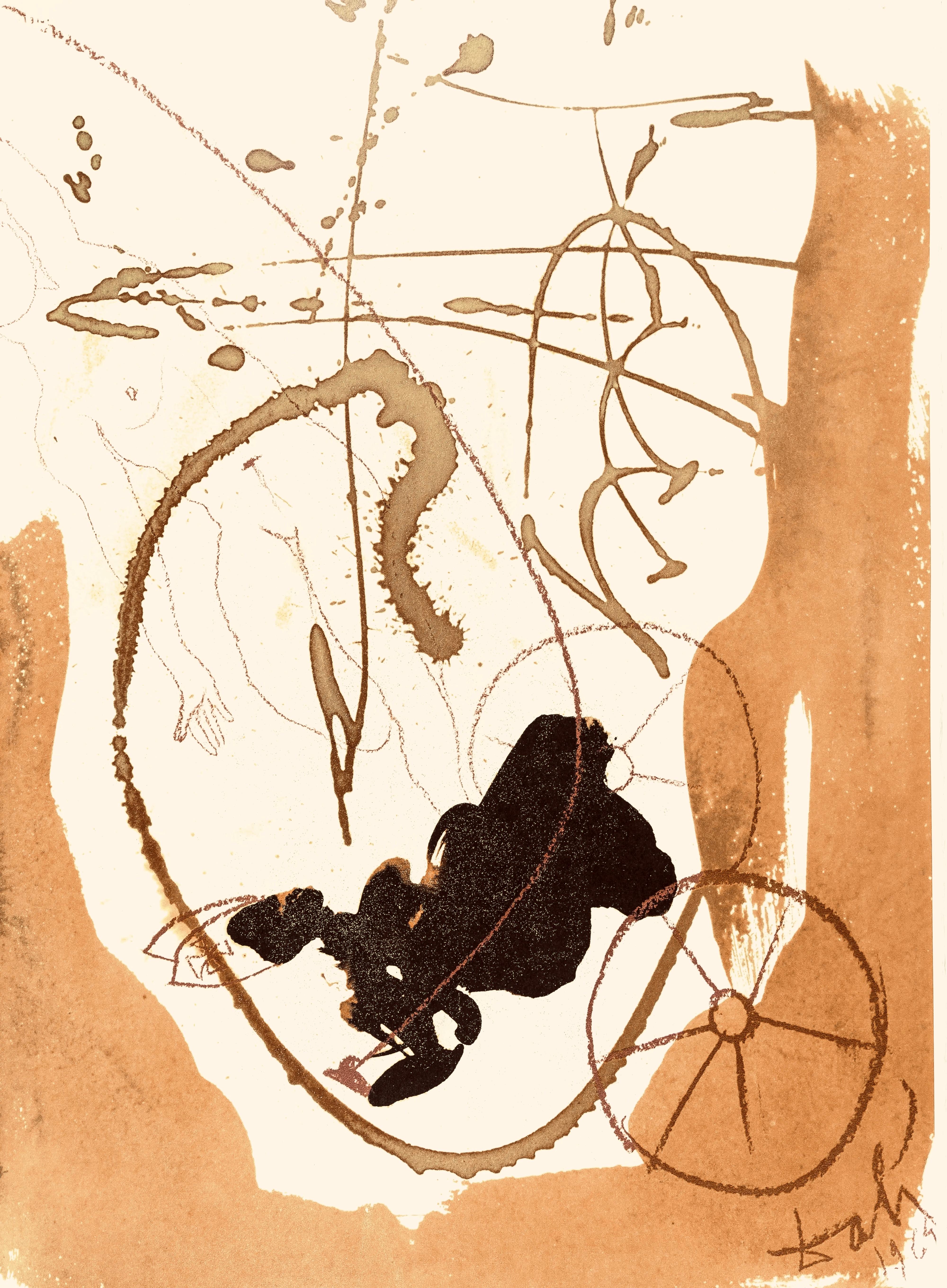 Figurative Print di Salvador Dalí - Composizione (Campo 69-3; M/L. 1600), VI tavole dal ciclo della, Biblia Sacra