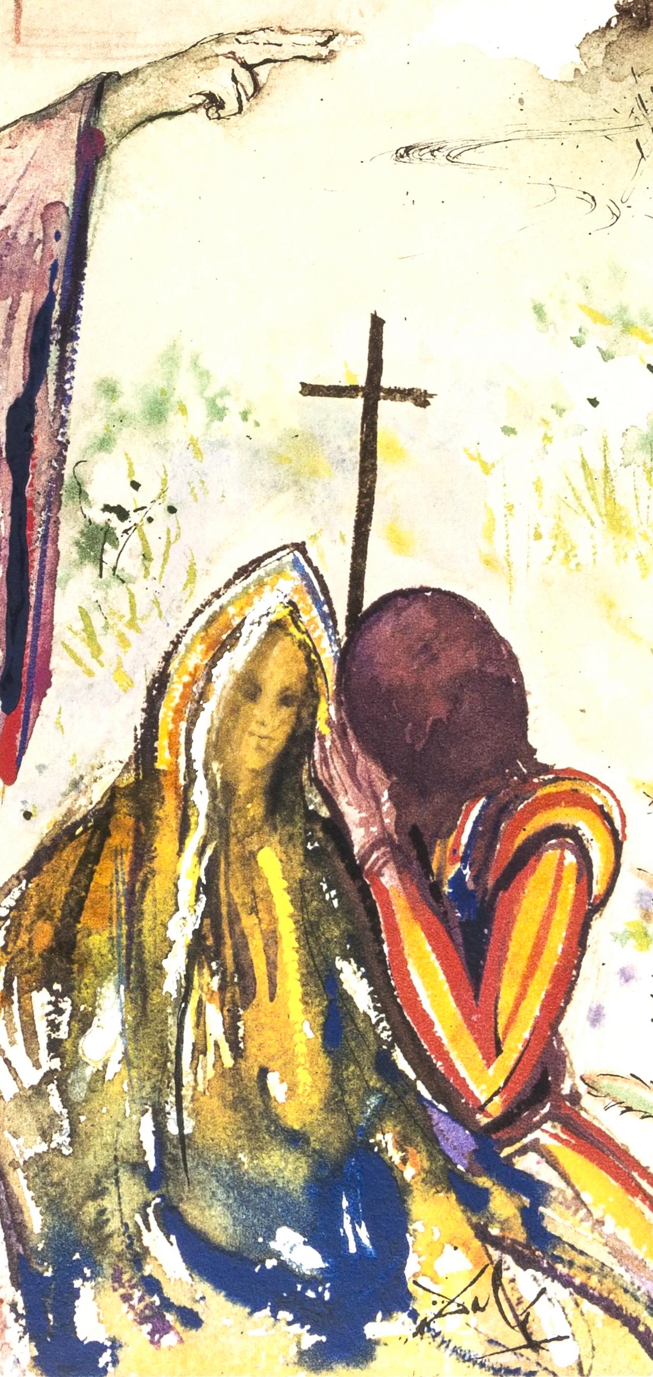 Composition (Michler/Löpsinger 1601), Romeo e Giulietta - Surrealist Print by Salvador Dalí