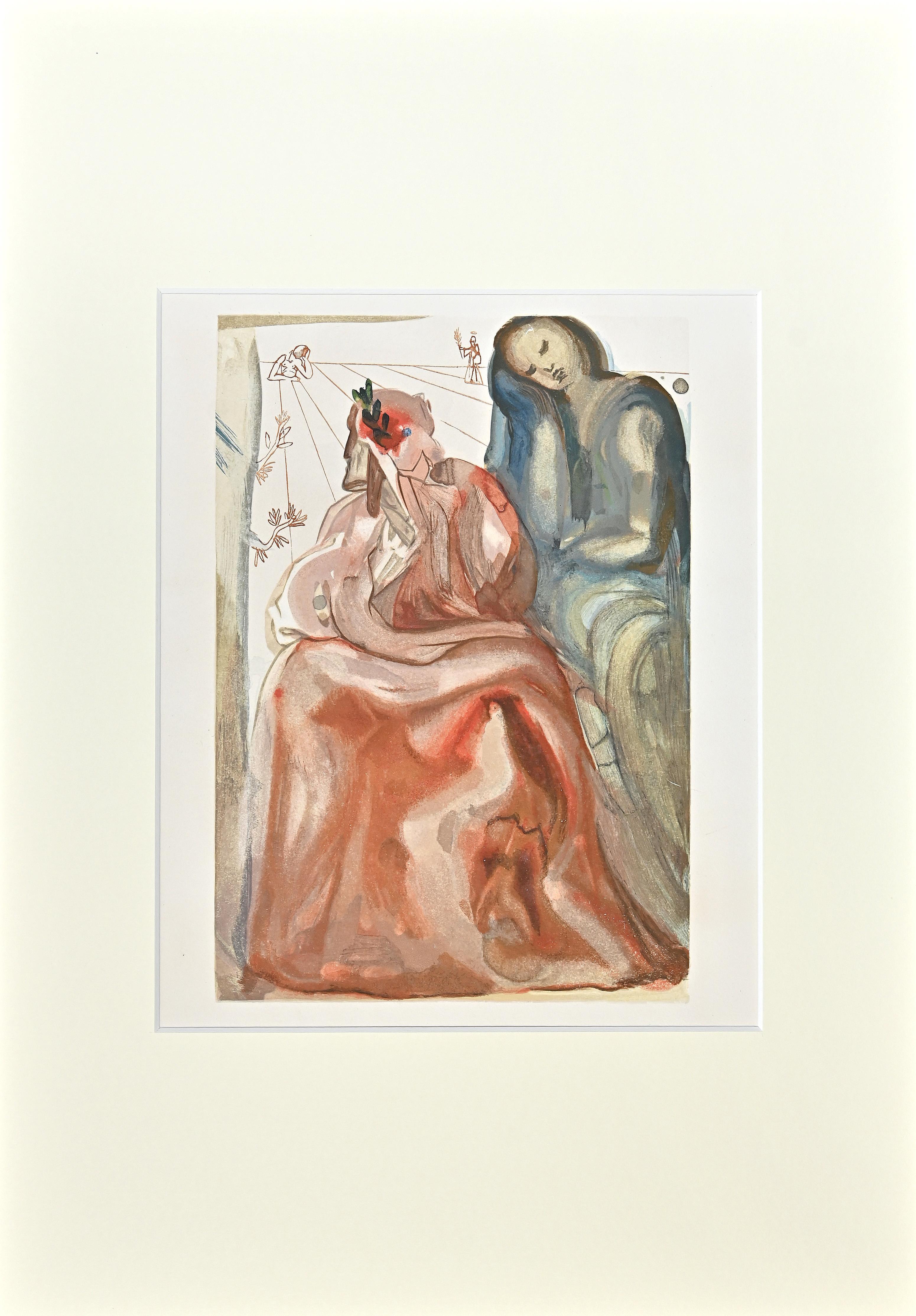 Confession - Woodcut Print attr. to Salvador Dalì - 1963