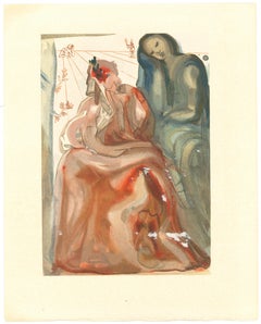 Confession - Original Woodcut by Salvador Dalì - 1963