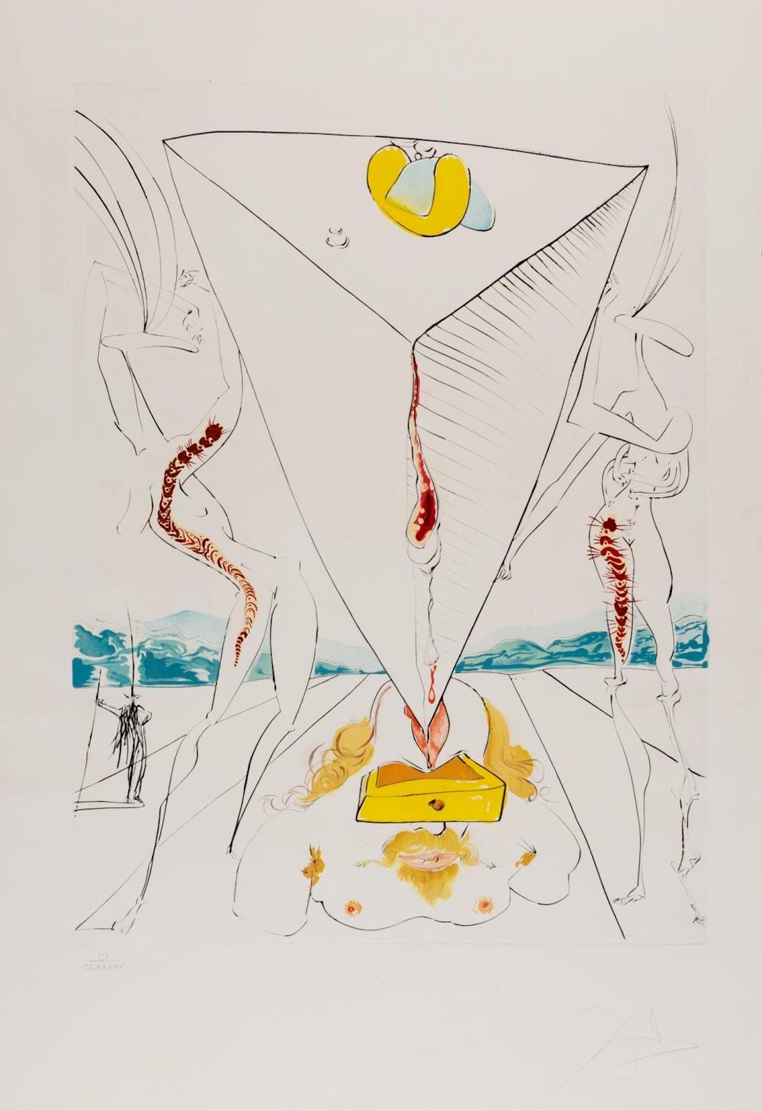 Conquest of Cosmos 1 Suite - Print by Salvador Dalí
