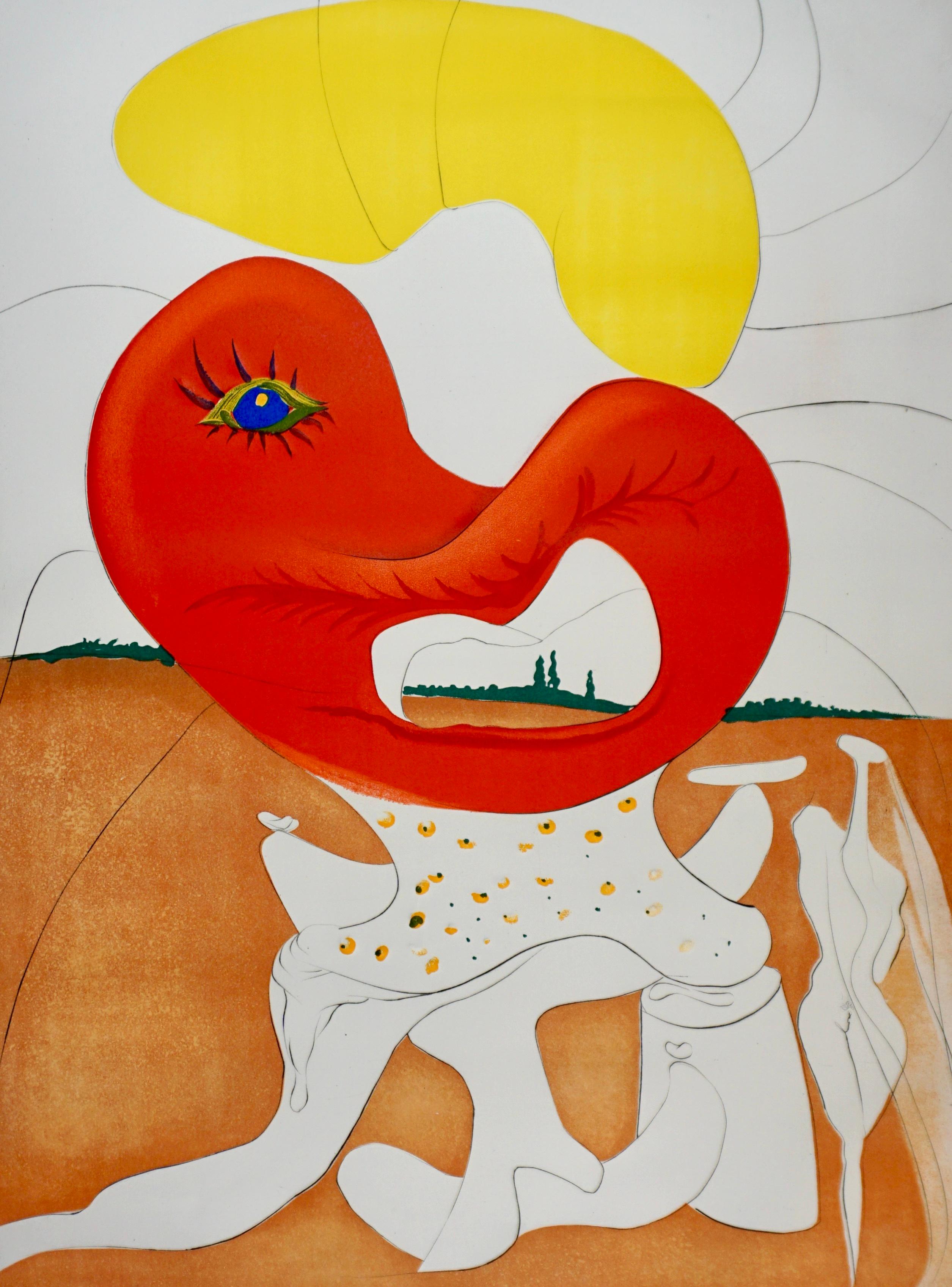 Conquest of Cosmos The Blood of The Ying and Yang - Print by Salvador Dalí