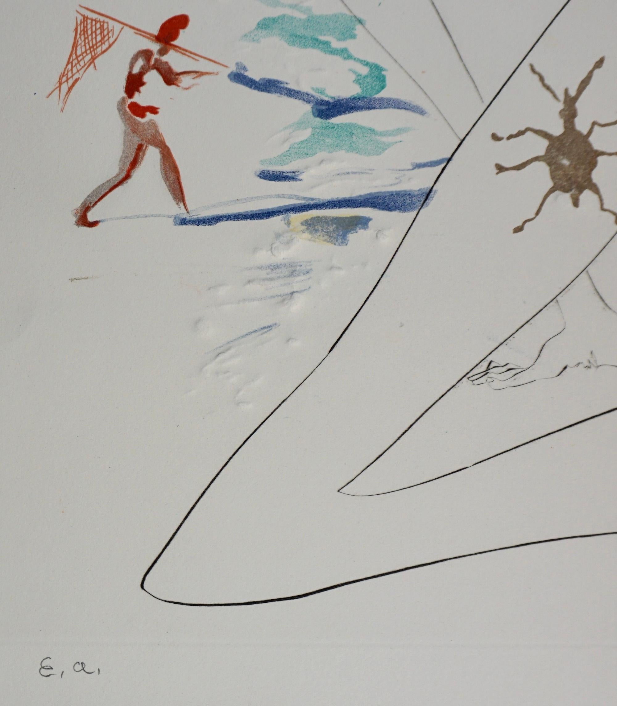 ARTISTA: Salvador Dalì

TITOLO: Conquista del Cosmo L'Unicorno Laser

MEDIO: Acquaforte

FIRMATO: Firmato a mano 

EDITORE: Jean Lavigne, Parigi

NUMERO DI EDIZIONE: EA

MISURE: 27.5