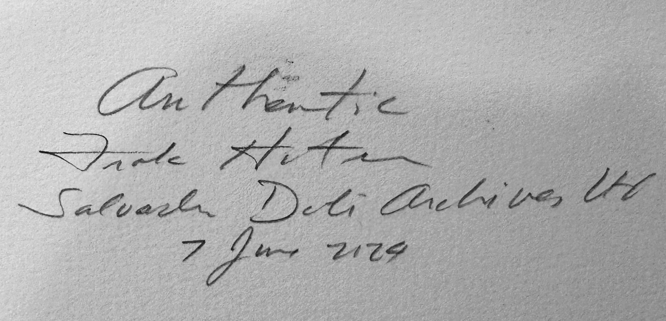 ARTISTA: Salvador Dalí

TÍTULO: La Conquista del Cosmos El Último Comer del Último Planeta

MEDIO: Aguafuerte

FIRMADO: Firmado a mano 

NÚMERO DE EDICIÓN: EA

MEDIDAS: 27.5