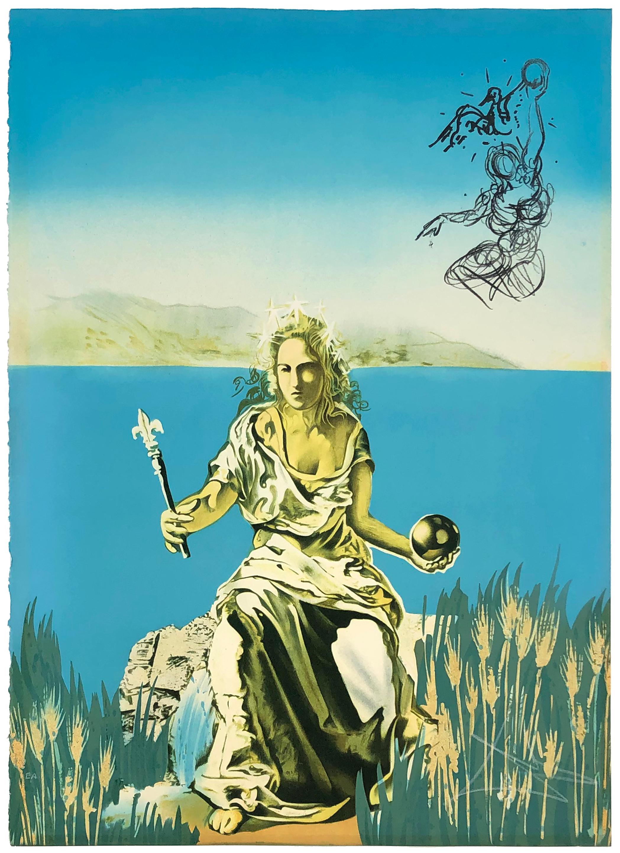 Figurative Print di Salvador Dalí - INCORONAZIONE DI GALE (L'IMPERATRICE)