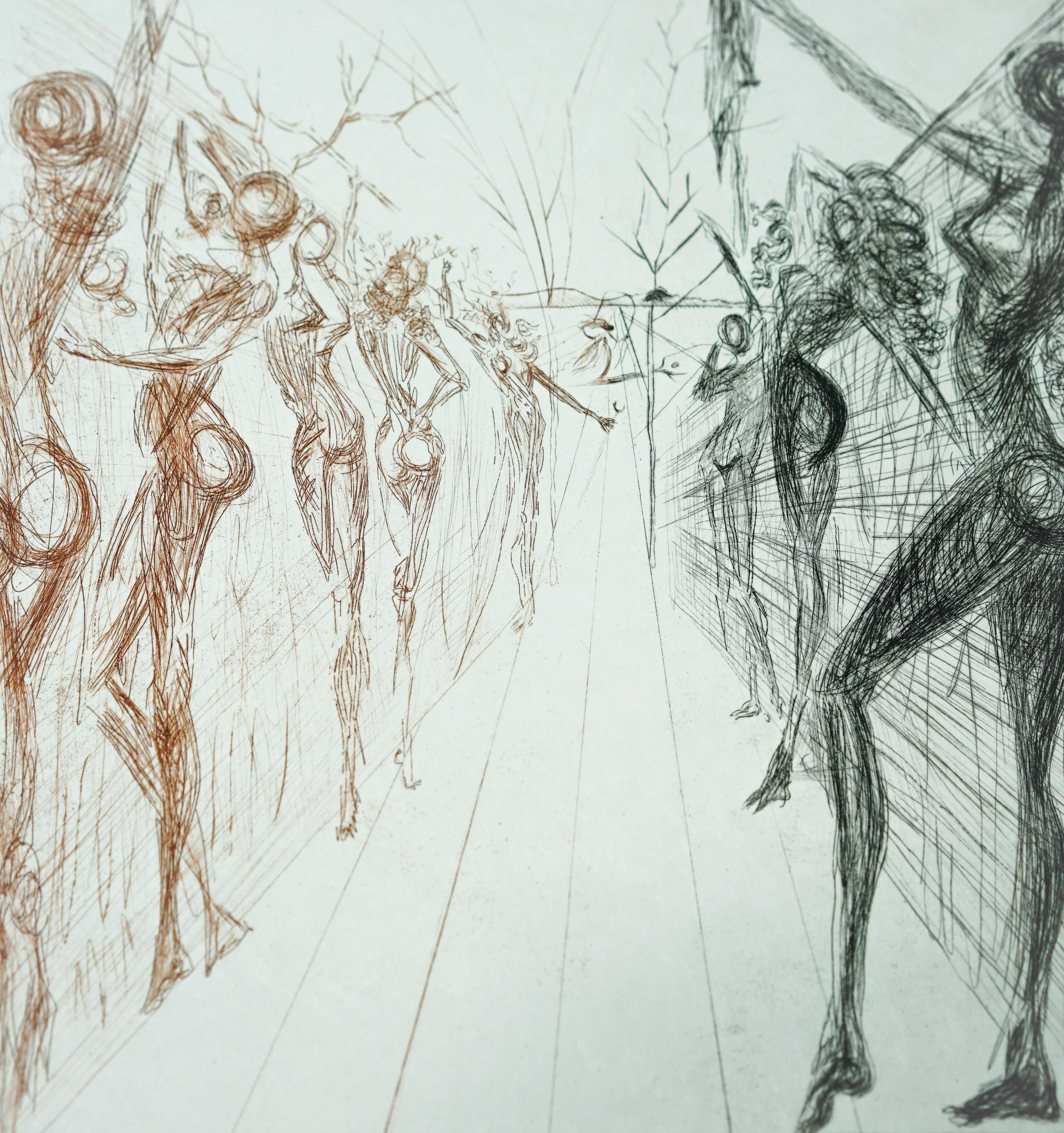 Corridor Of Katmandu / Hippies Series - Print by Salvador Dalí