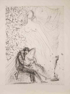 Couple with a Candle - Etching - 1968