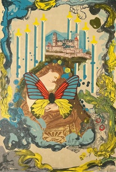 Courtesan (eight of swords), from Papillons Anciennes