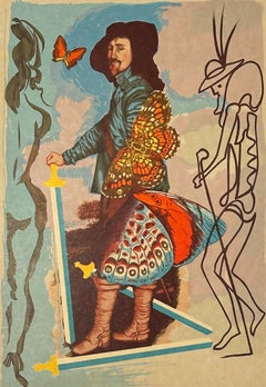 Courtier (five of swords), from Papillons Anciennes