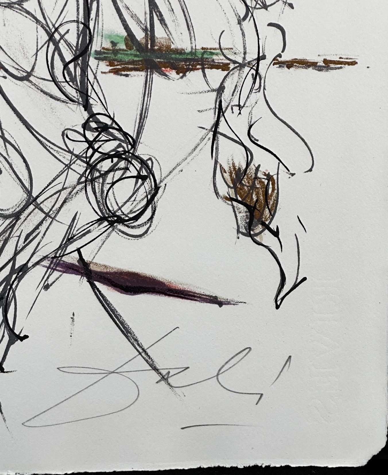 Caballo Loco - Print Surrealista de Salvador Dalí