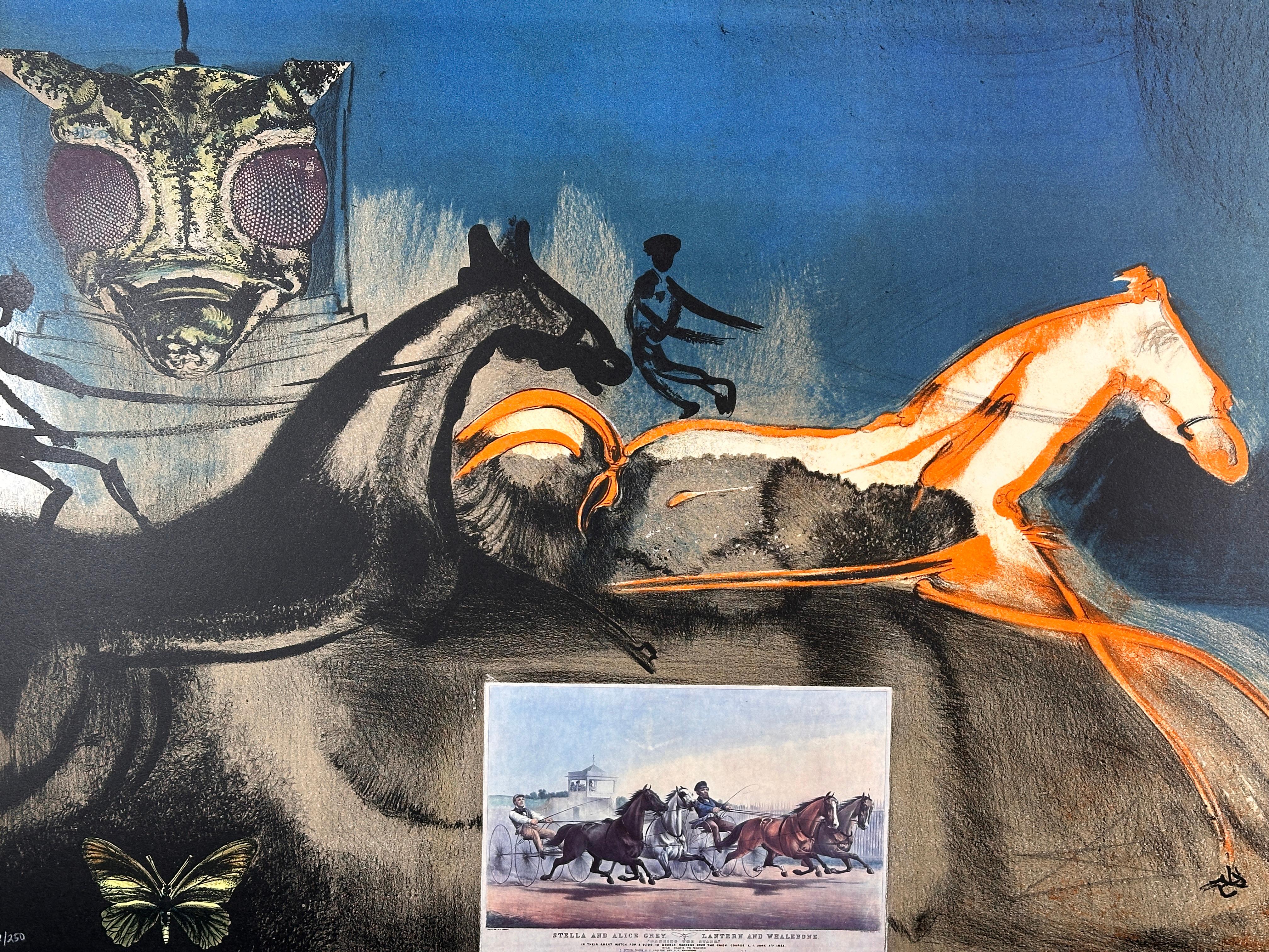 Currier & Ives American Trotting Horses No. 2 - Print by Salvador Dalí