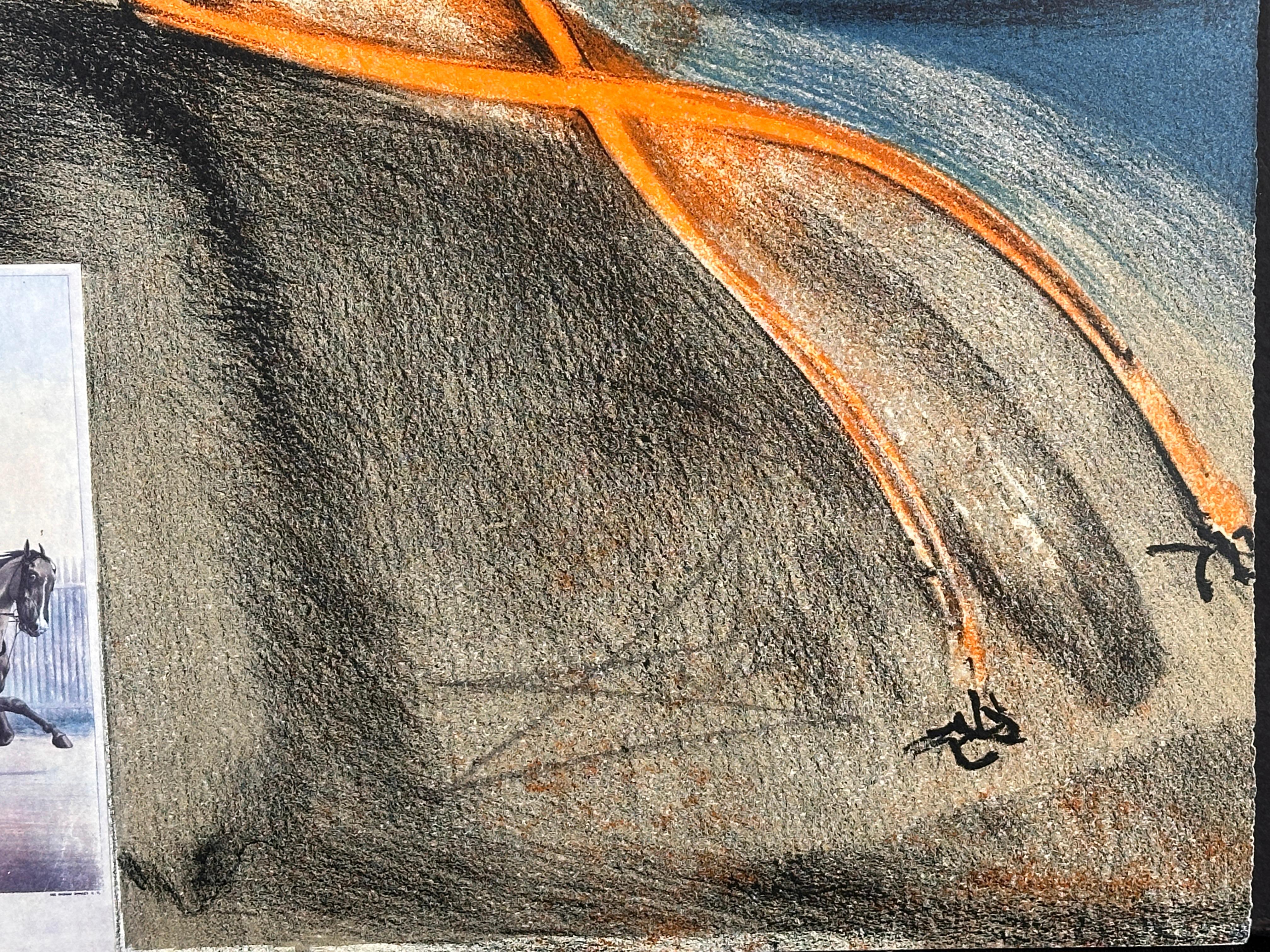 Currier & Ives American Trotting Horses No. 2 - Surrealist Print by Salvador Dalí