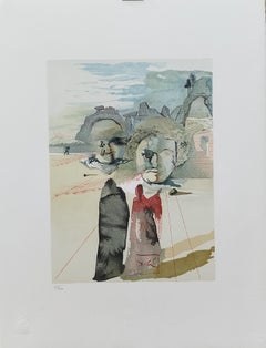 Dali  Avarice et prodigalité  Lithography