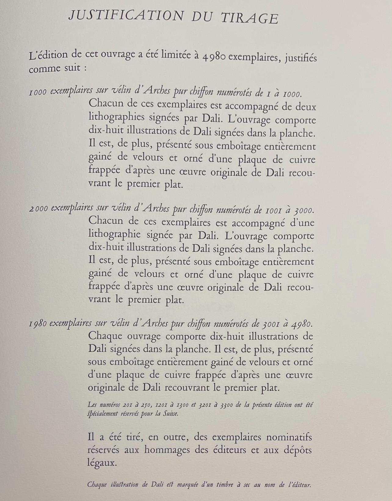 Dalí­, Bucéphale, Les Chevaux de Dali (after) For Sale 9