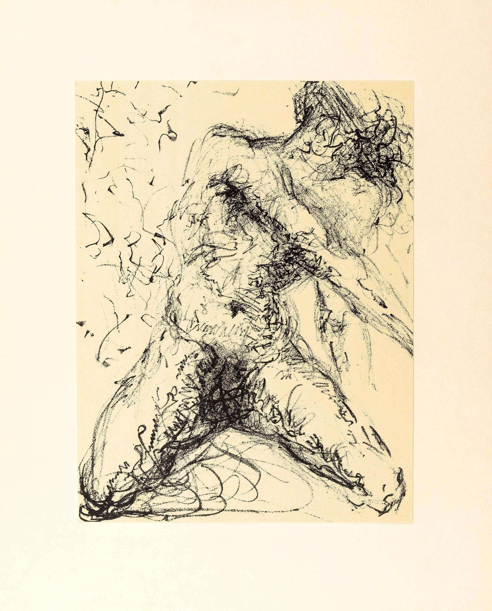Dalí­, Composition (M/Löpsinger 1175; Field 67-2), Hommage à Meissonier (after) For Sale 1