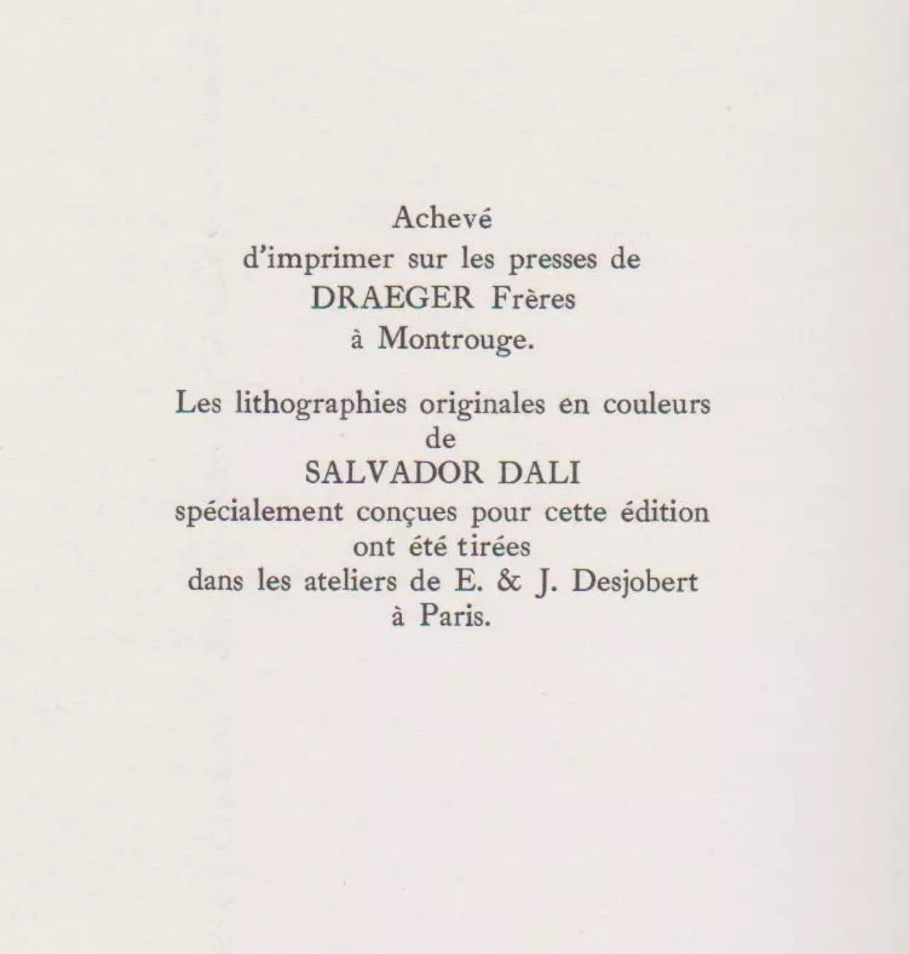 Dalí­, Composition (M/Löpsinger 1175; Field 67-2), Hommage à Meissonier (after) For Sale 2