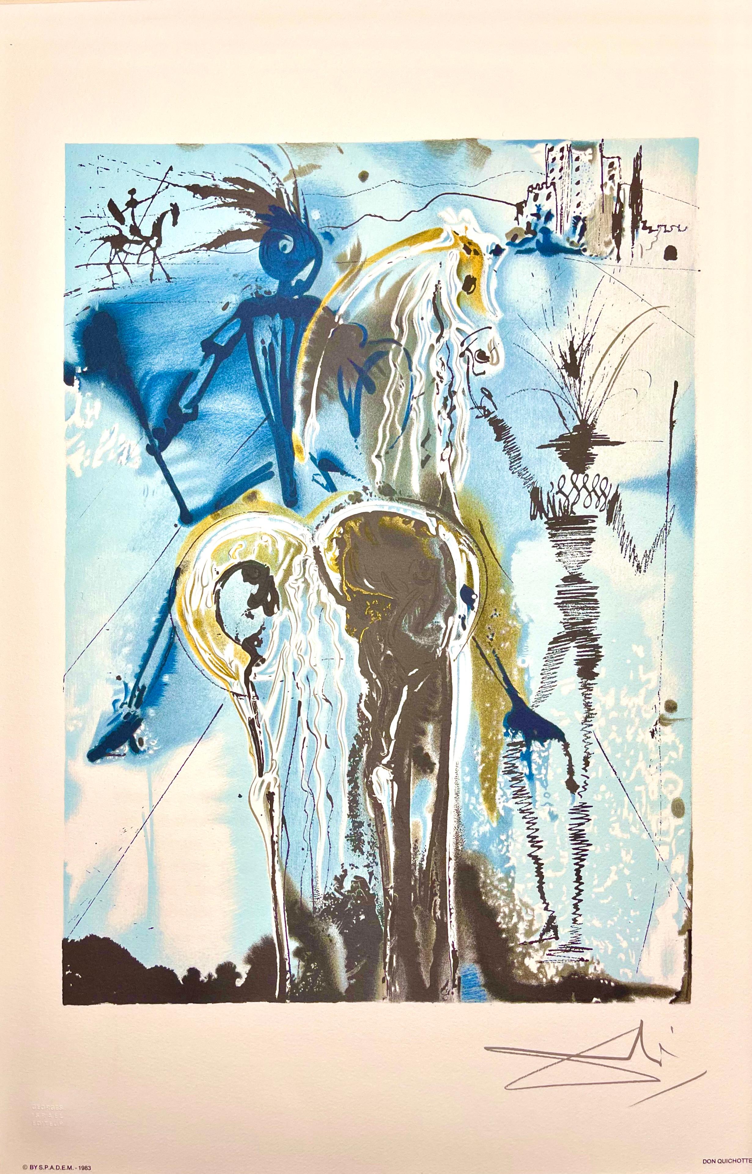 Dalí, Don Quichotte, Les Chevaux de Dali (dopo) in vendita 7