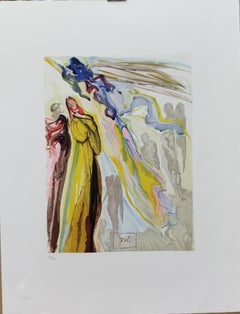 Dali  L'Apparition de L'Acêtre  Lithographie