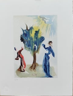 Dali  Lárbre du Châtiment Lithography