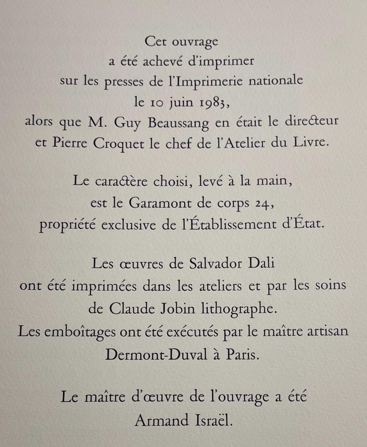Dalí­, Le Cheval du Printemps, Les Chevaux de Dali (after) For Sale 8