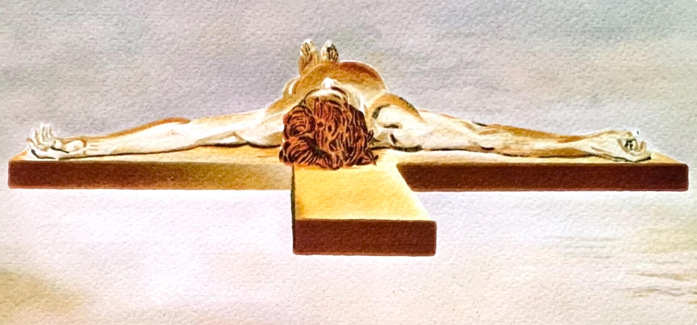 Dalí­, Le Christ de Gala, Société internationale d'art XXe siècle (after) - Surrealist Print by Salvador Dalí