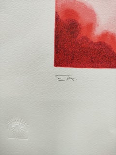 Dali  Le diable noir Lithography