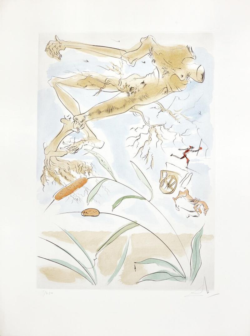DALI SALVADOR „Le Bestiaire de La Fontaine Dalinise“ voller Satz von 12 Radierungen im Angebot 1