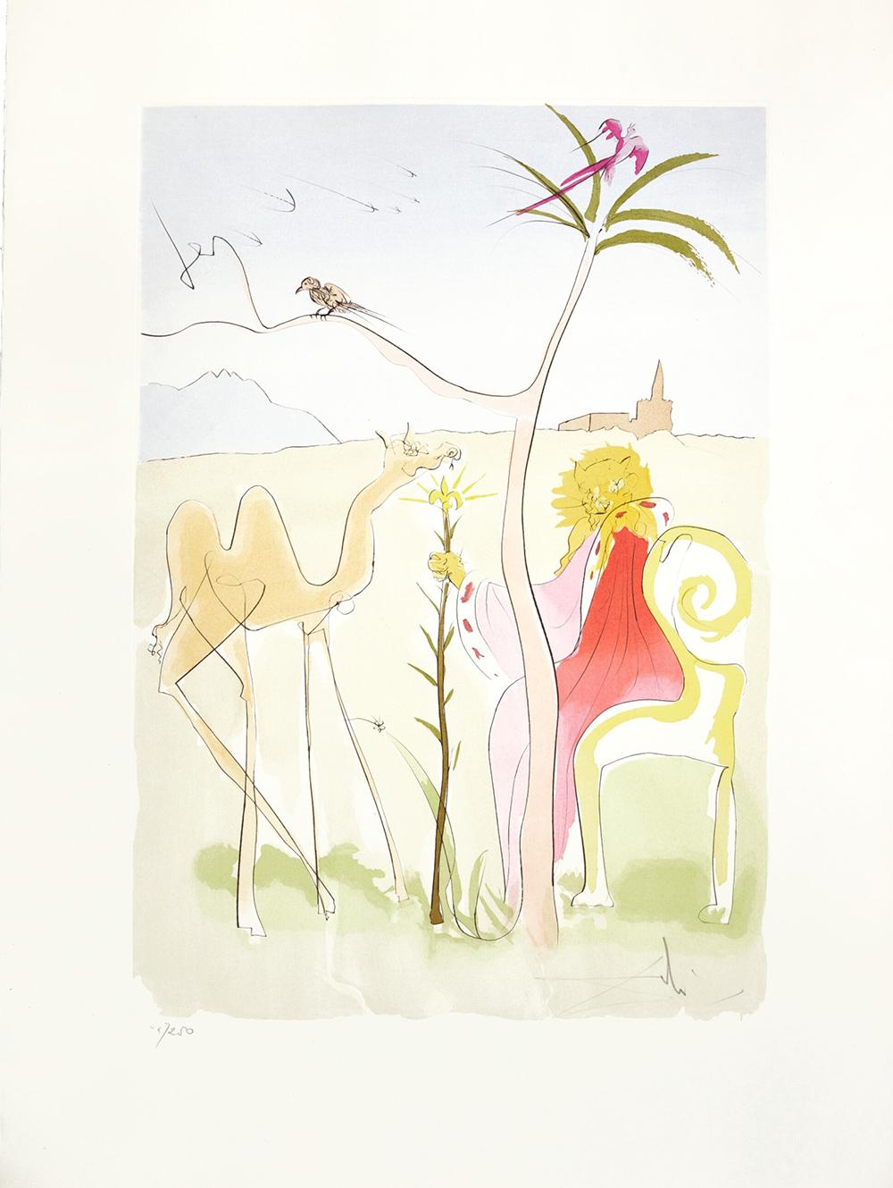 DALI SALVADOR „Le Bestiaire de La Fontaine Dalinise“ voller Satz von 12 Radierungen im Angebot 2