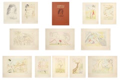 DALI SALVADOR "Le Bestiaire de La Fontaine Dalinise" full set of 12 Etchings