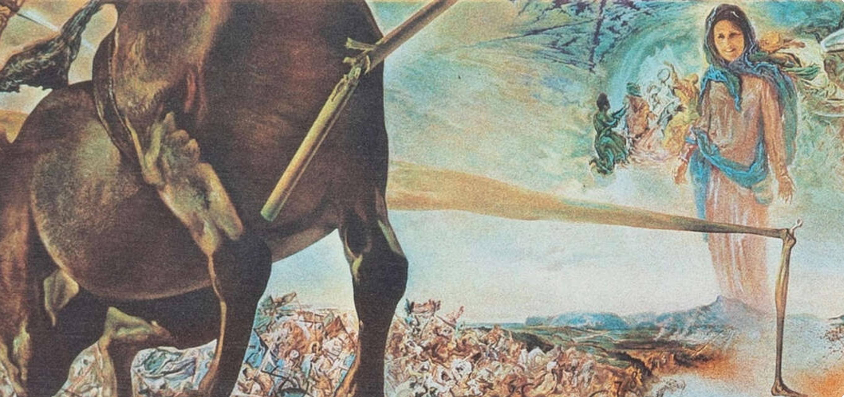 Lithograph on vélin paper. Inscription: Unsigned and unnumbered, as issued. Good condition, with centerfold, as issued. Notes: From the volume, XXe Siècle, Hommage à Dalí, 1980. Published and printed under the direction of Gualtieri di San Lazzaro,