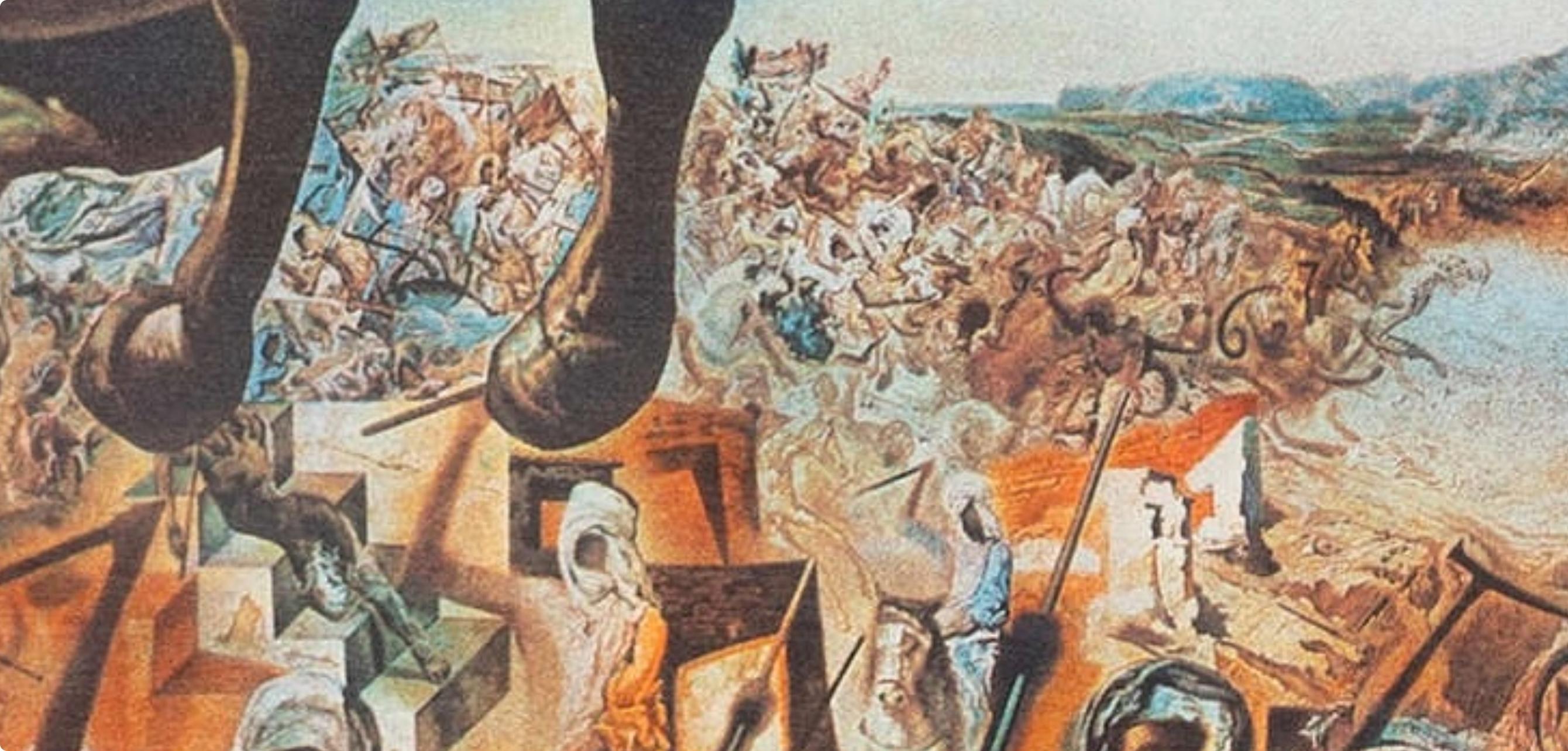 Dalí, La Batalla de Tetuán, XXe Siècle (after) For Sale 1
