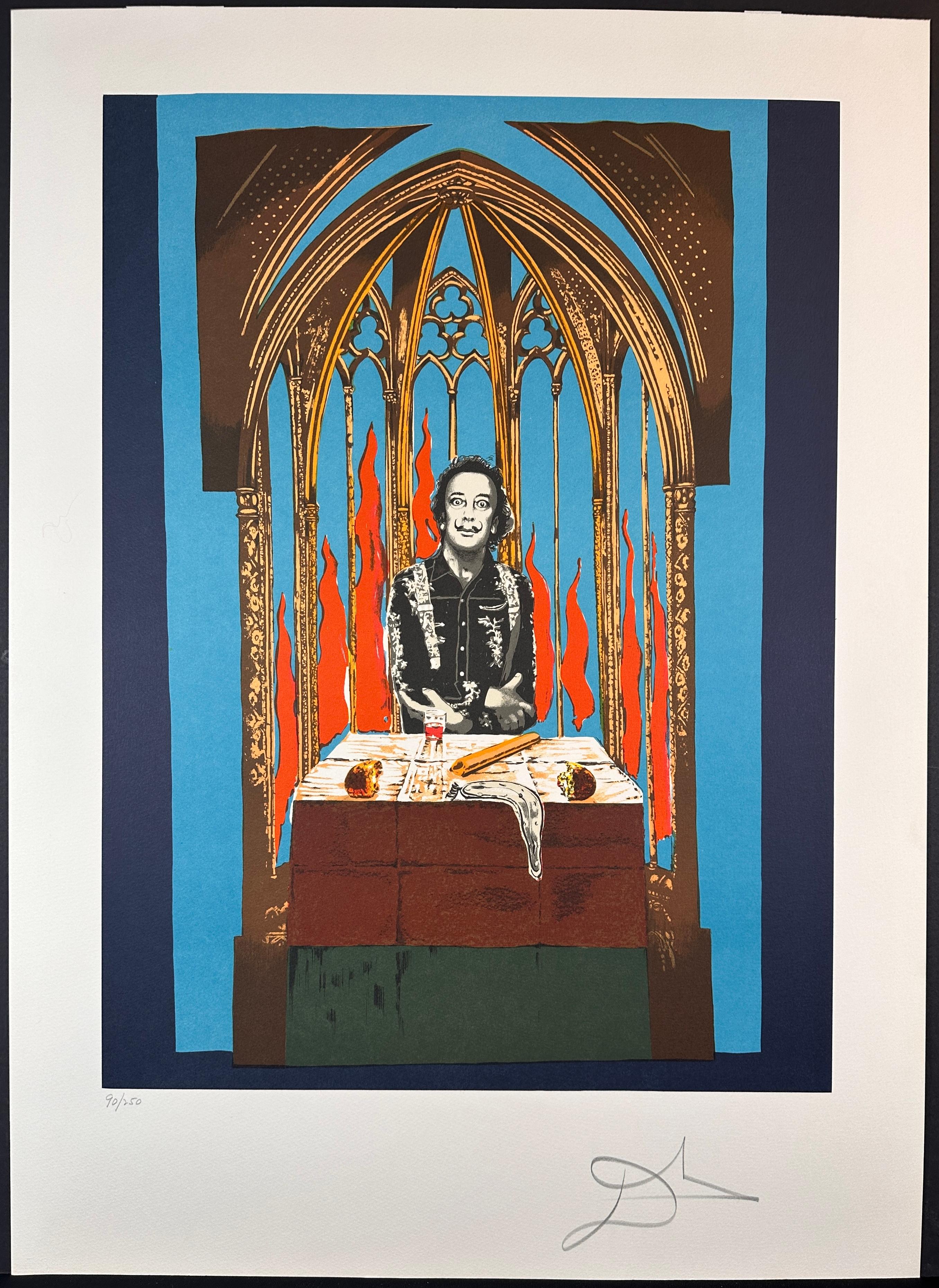Salvador Dalí Figurative Print - Dali's Inferno