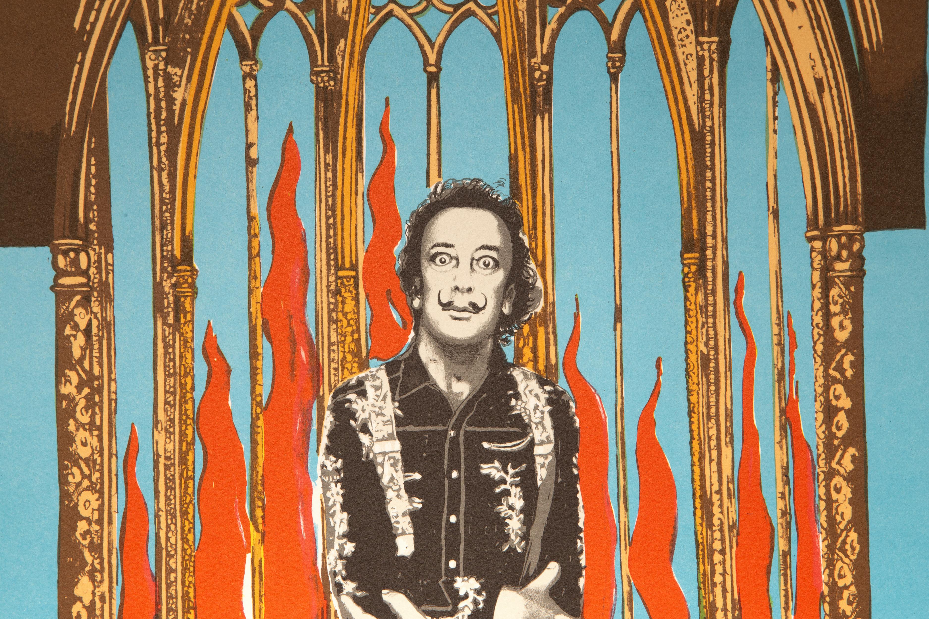 Dali's Inferno (The Magician), Signed Lithograph by Salvador Dali 2