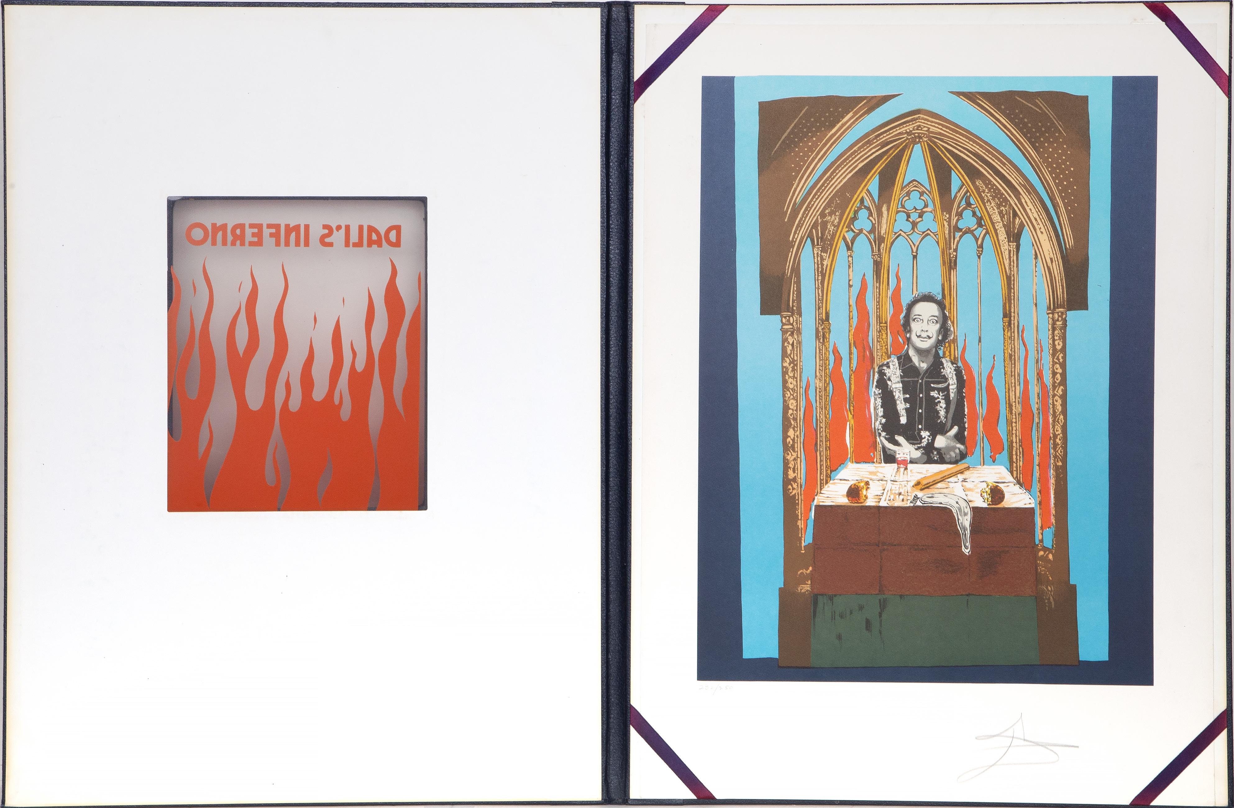Dali's Inferno (The Magician), Signed Lithograph by Salvador Dali 1