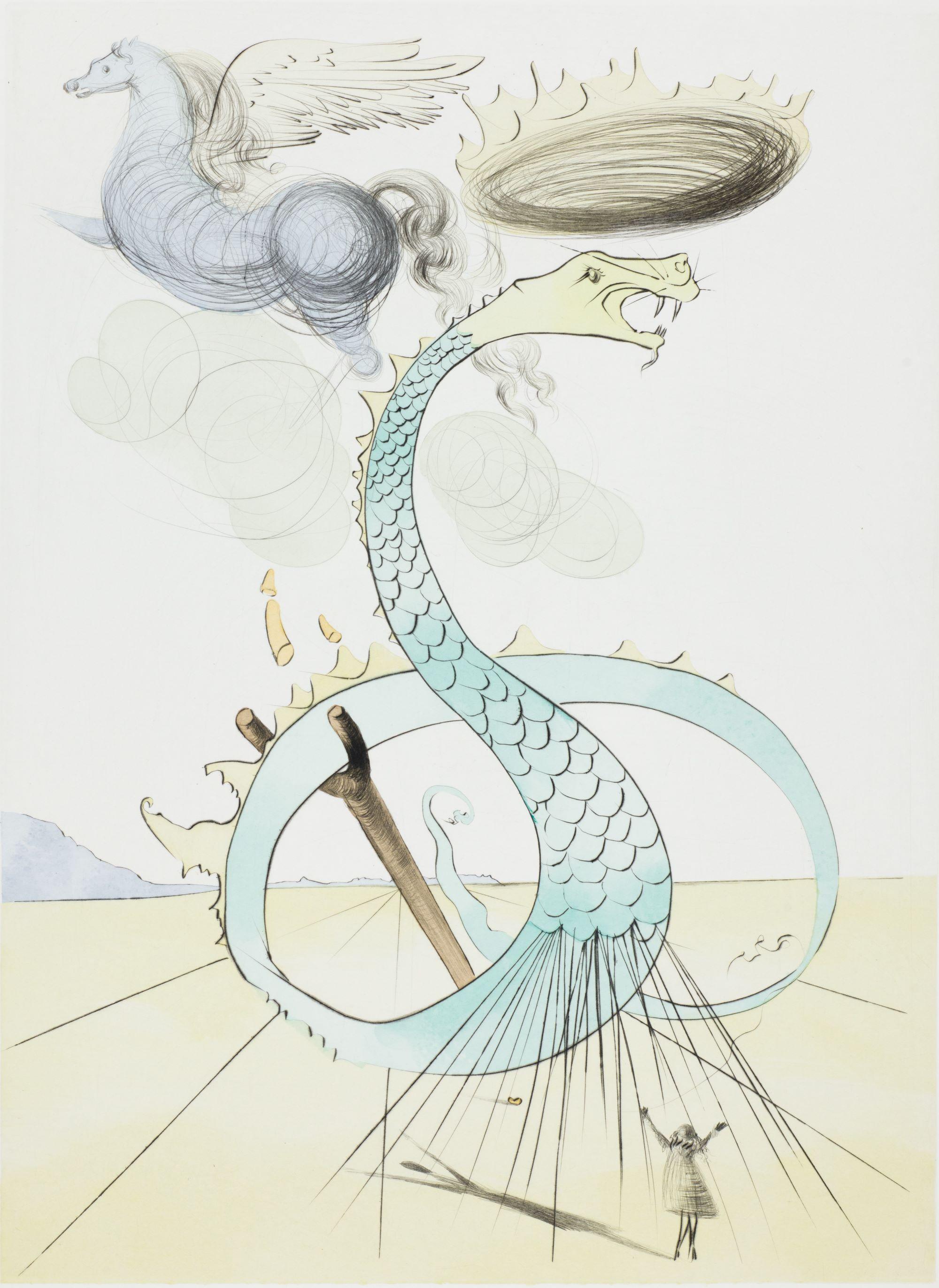 Dan (Doce Tribus de Israel), 1973 - Print de Salvador Dalí