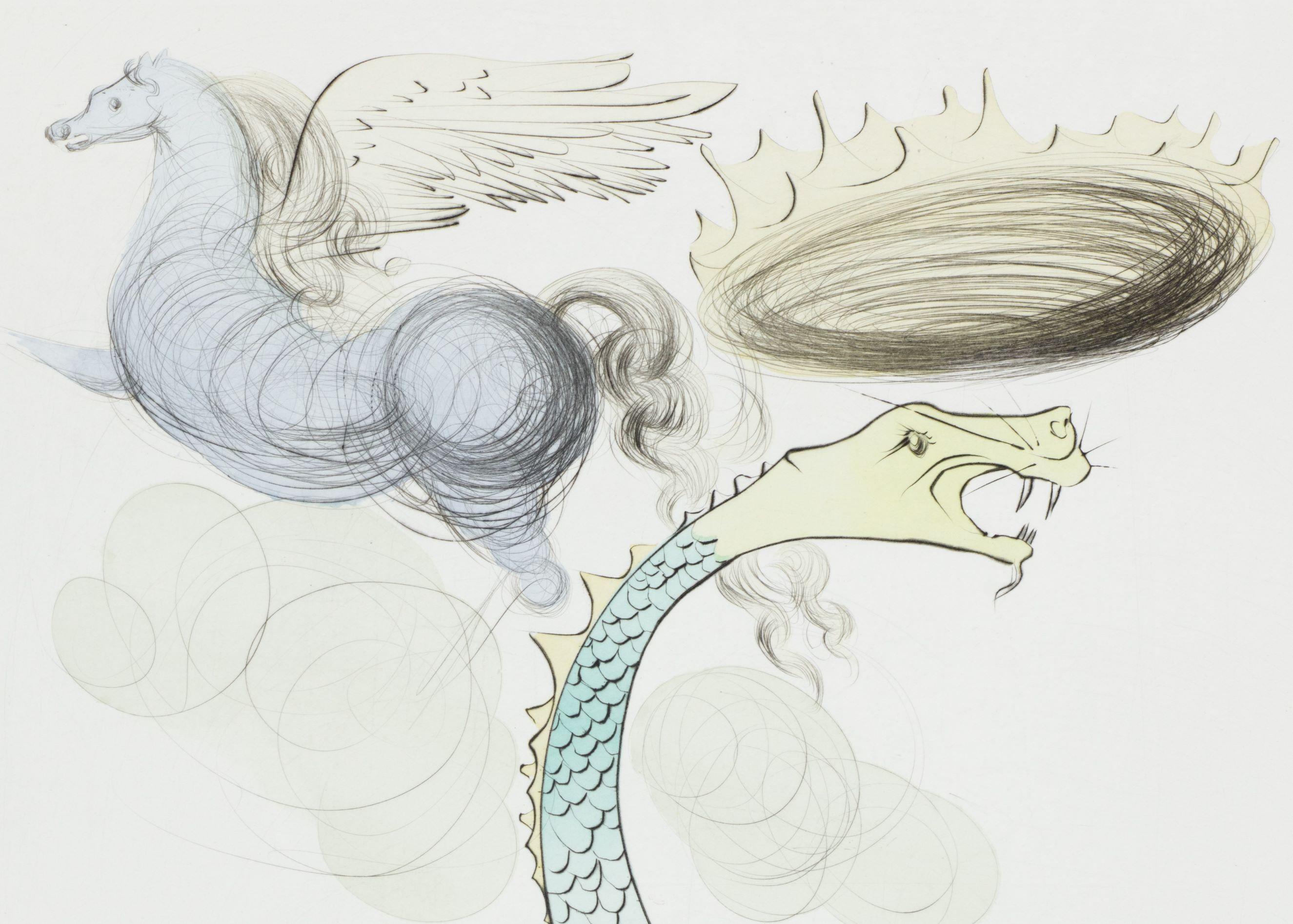 Dan (Doce Tribus de Israel), 1973 - Print Surrealista de Salvador Dalí